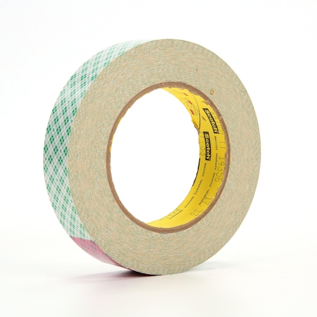 3M Double Side Masking Tape, 1x36yd, Wht, PK36, 1" W x 36 yds L, Off White, 36 PK T955410